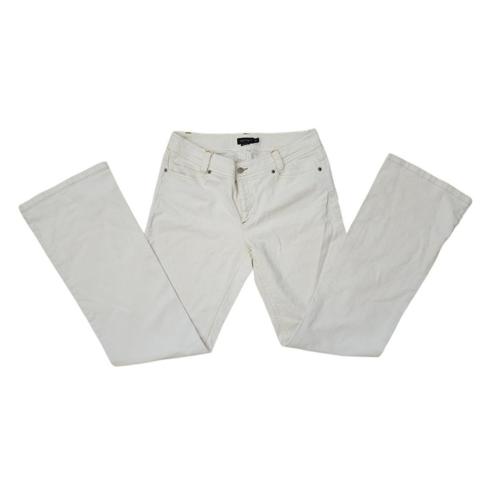 Womyn New Ivory Jeans Pocket Pants 8 NWOT